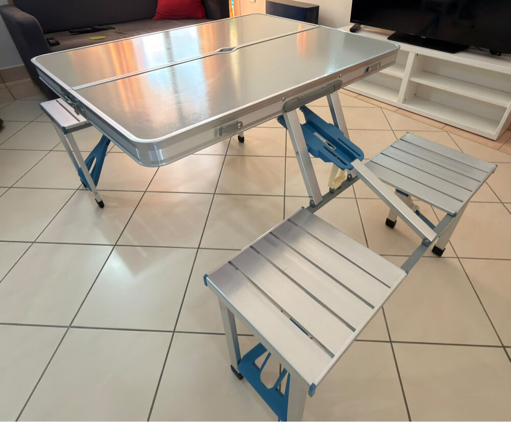 Portable Outdoor Camping Folding Al - 1