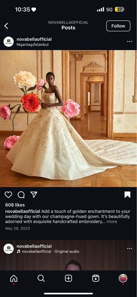 wedding dress from nova bella  - 4