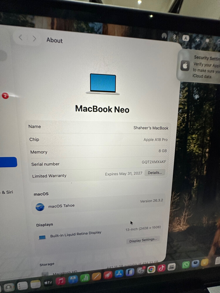 Apple MacBook Neo 500gb - 6