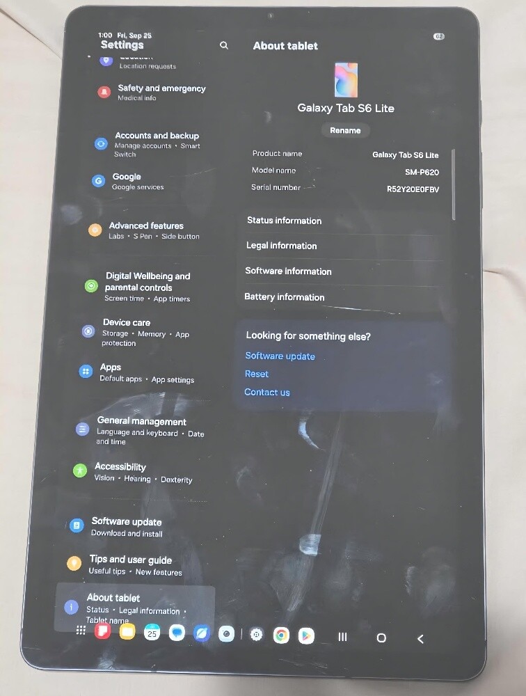 samsung galaxy tab s6 lite - 1