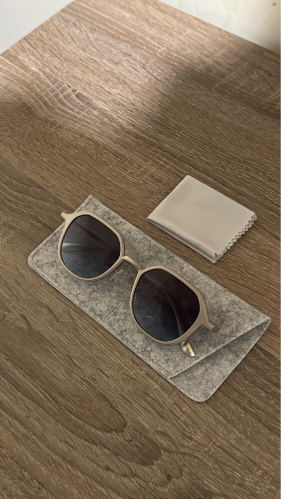 Trendy Silver Geometric Sunglasses  - 1