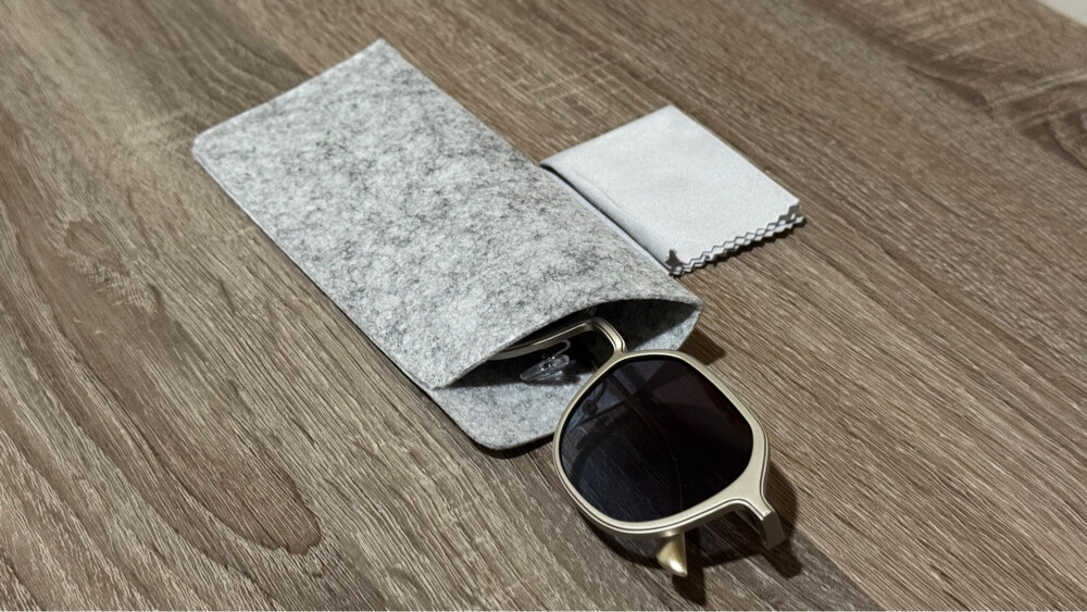 Trendy Silver Geometric Sunglasses  - 3