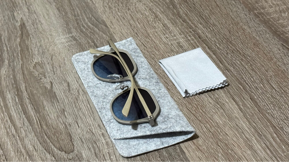 Trendy Silver Geometric Sunglasses  - 4