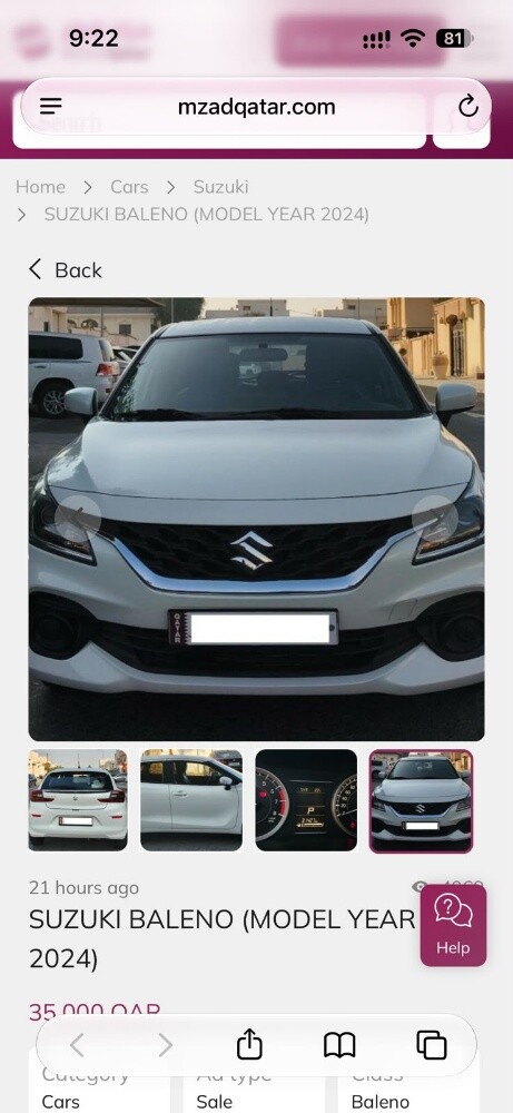 Excellent Condition Baleno for Sale - 2