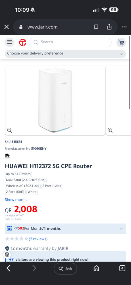 HUAWEI 5G & 4G router , simcard all - 8