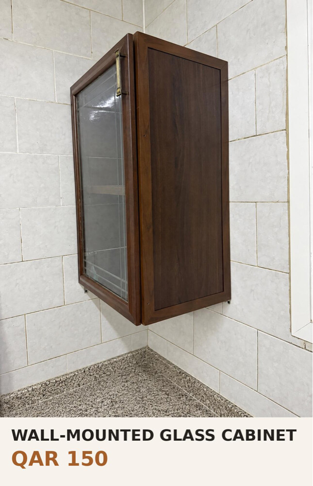 Wall Mounted Glass Cabinet - 2