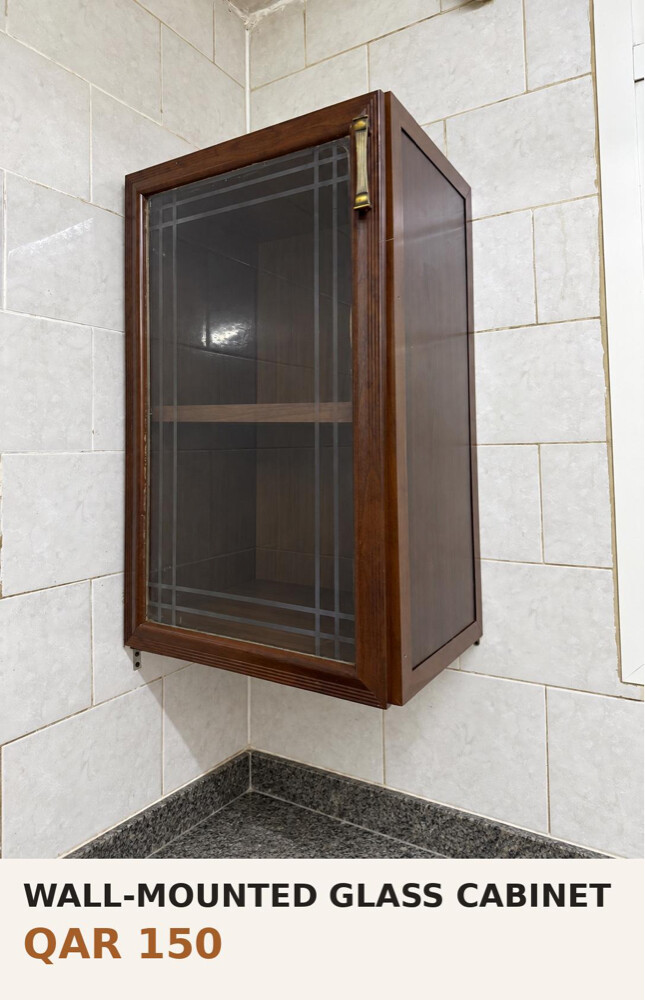 Wall Mounted Glass Cabinet - 1