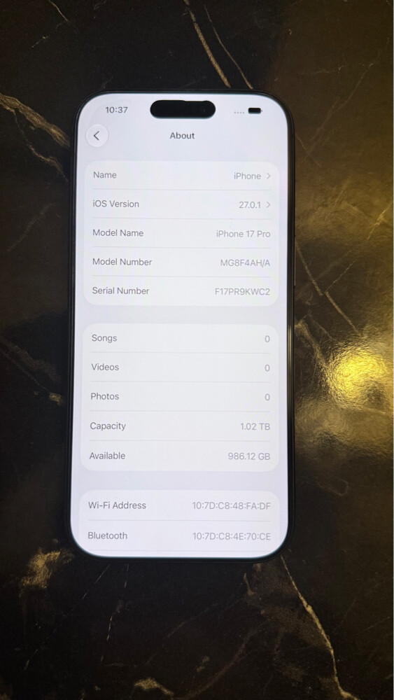 IPhone 17 pro 1TB - 6