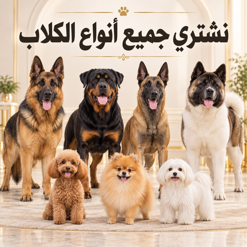 نشتري جميع أنواع الكلاب - 1
