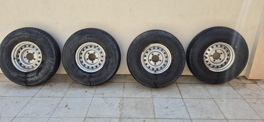 4 UNILLI TYRES WITH SHANABER RIMS - 6