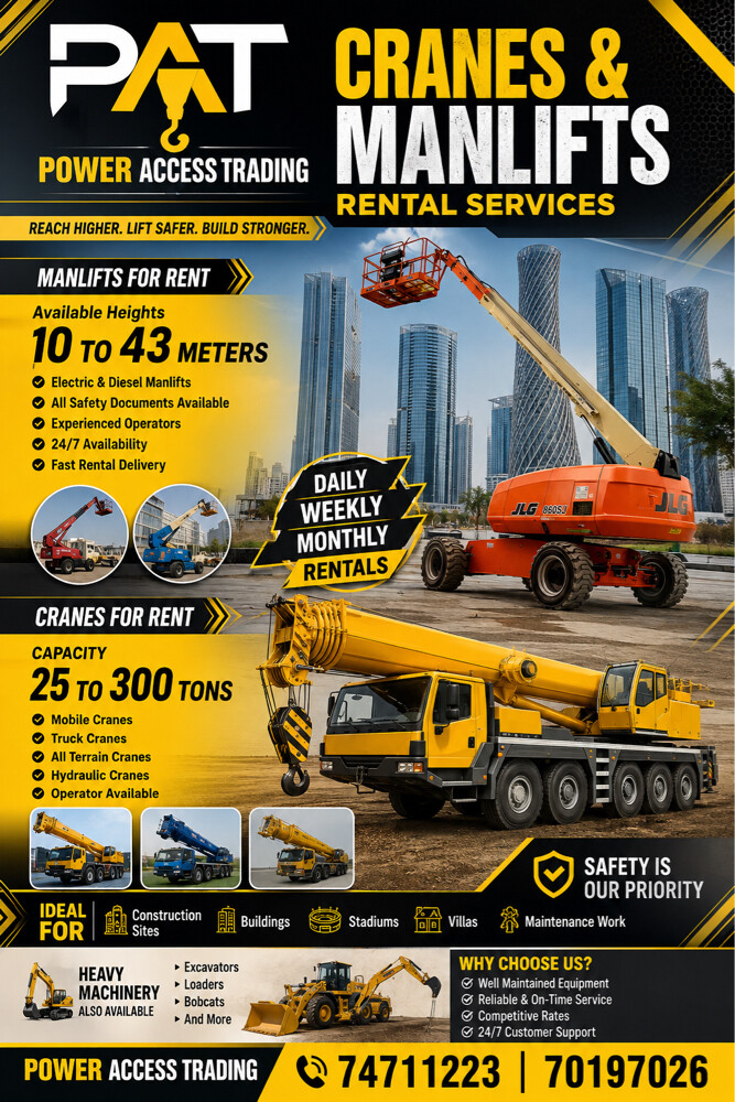 Manlefts for rent - 3