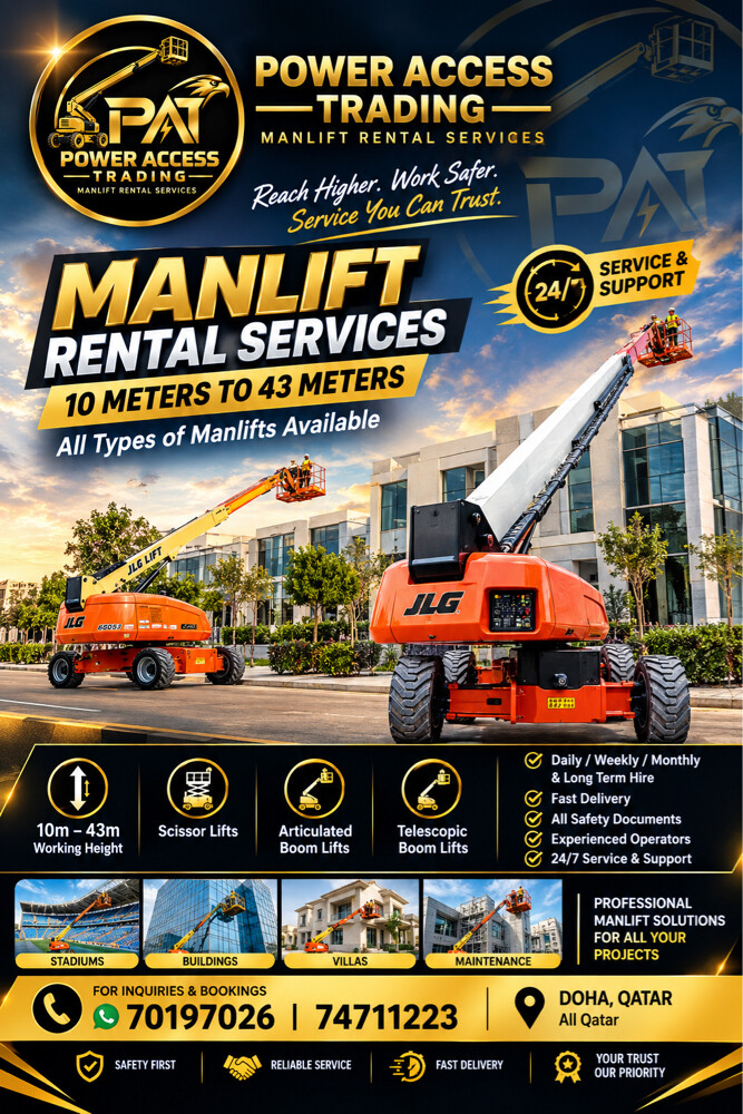 Manlefts for rent - 1