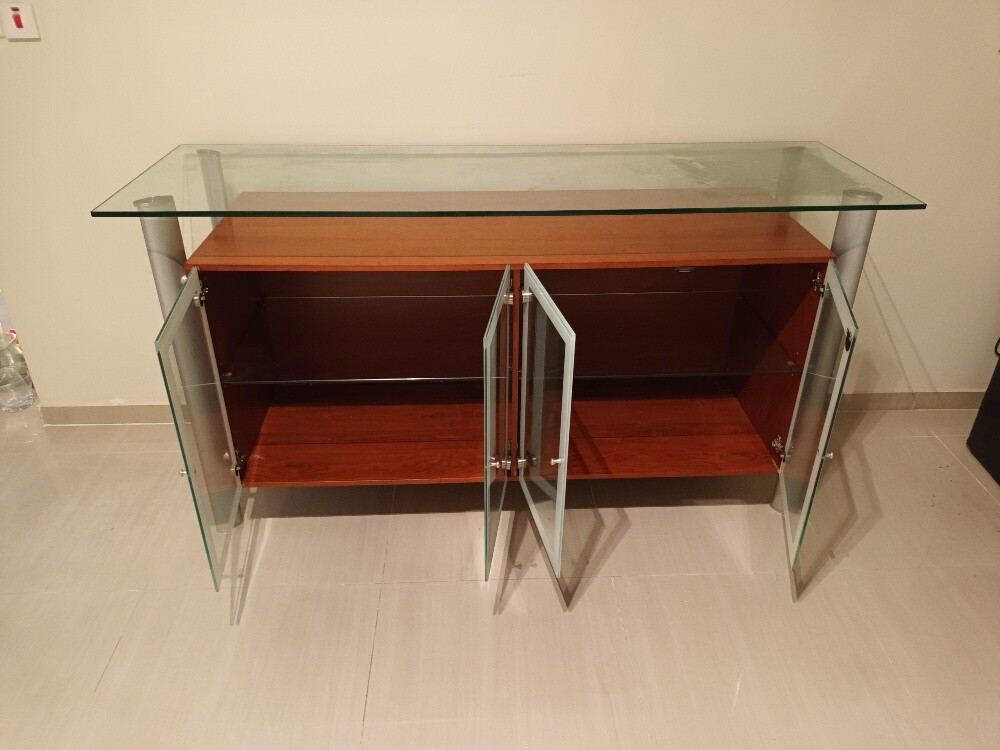 Glass type buffet table for sale - 3