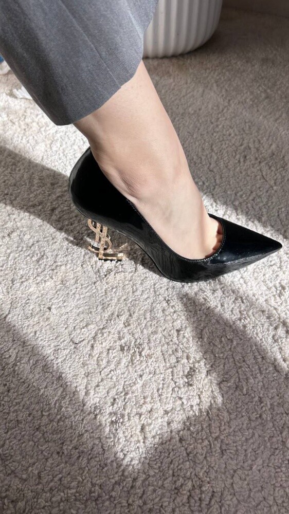 Saint Laurent Opyum Pumps In Patent - 5