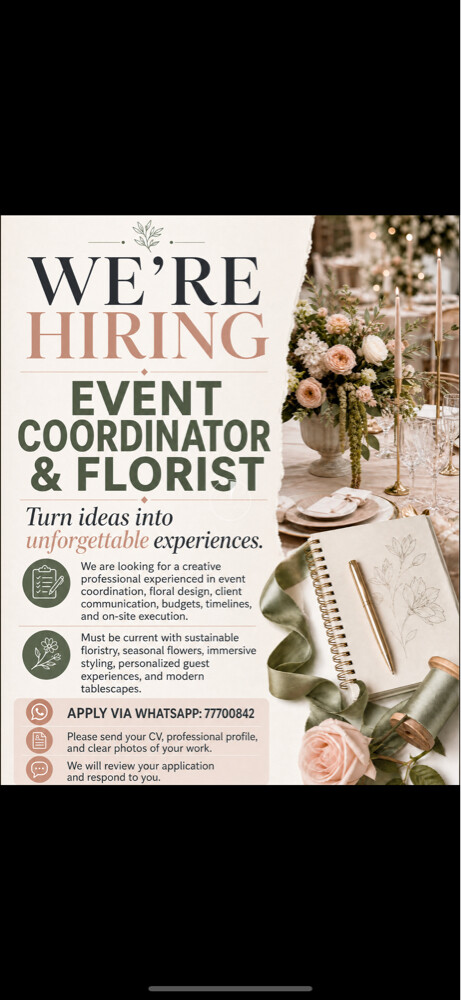 florist and events coordinator - 1