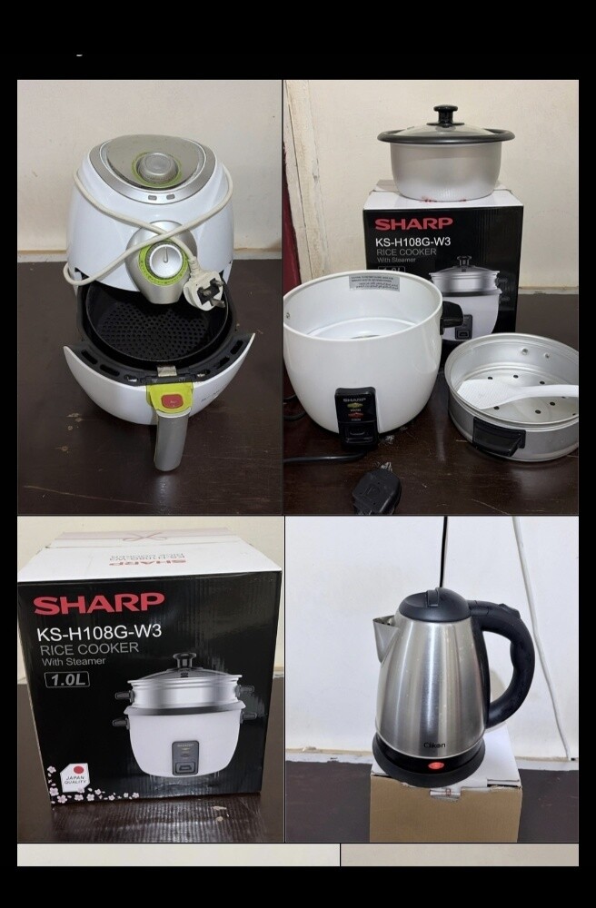 Airfryer, rice cooker, kettle - 1