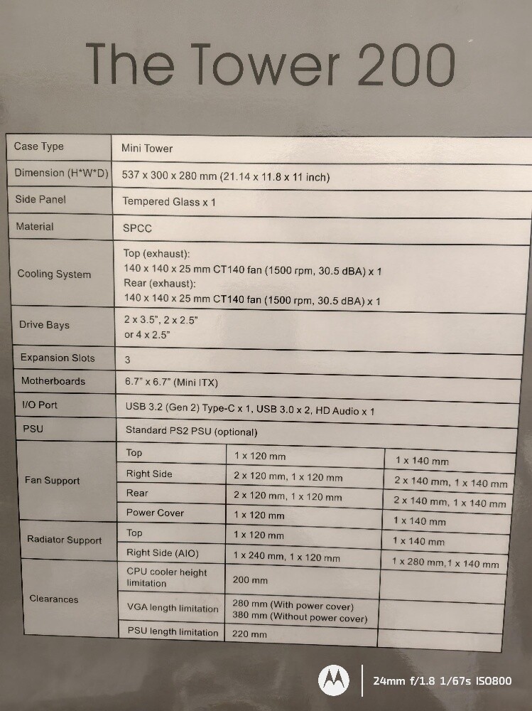 pc case thermaltak tower 200 gaming - 8