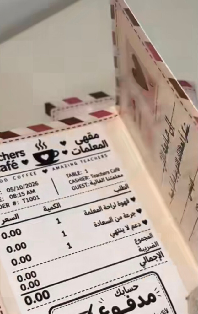توزيعة «مقهى ركن المعلمات» - 1