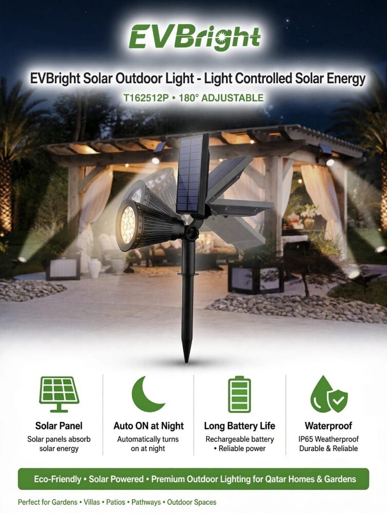 EVB Bright Solar outdoor light. - 3