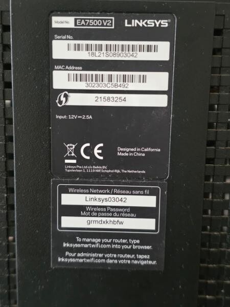 Linksys EA7500 V2 Wi-Fi Router - 3