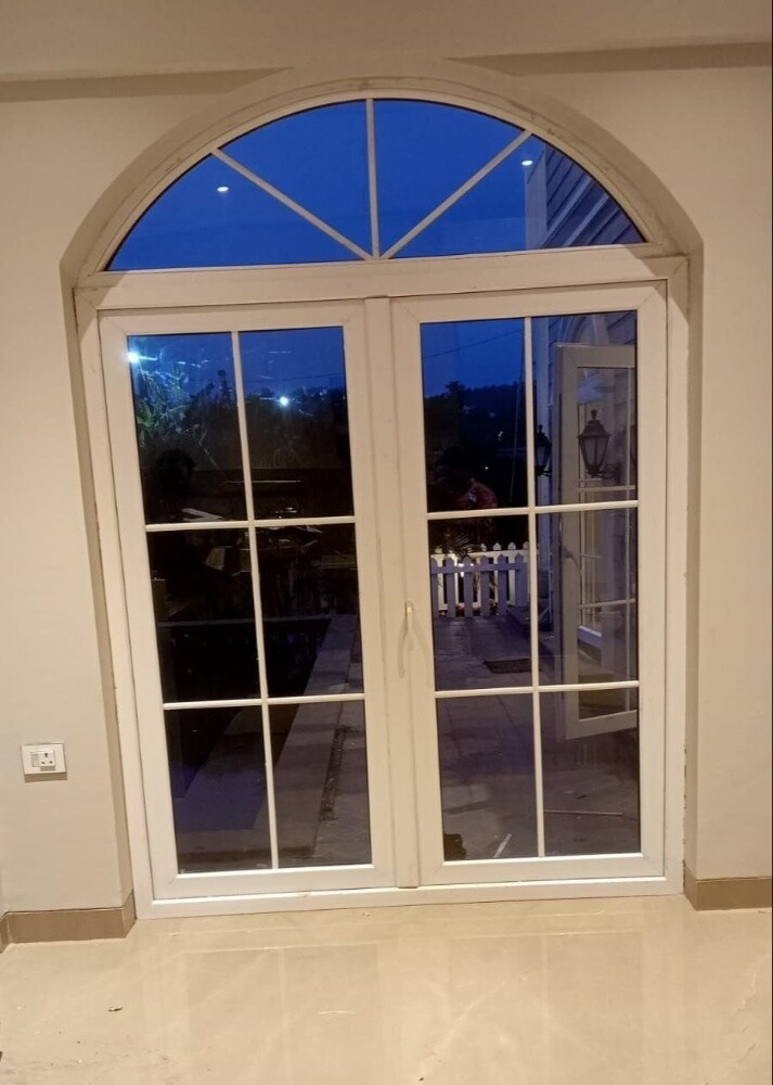 upvc door aluminium glass - 12