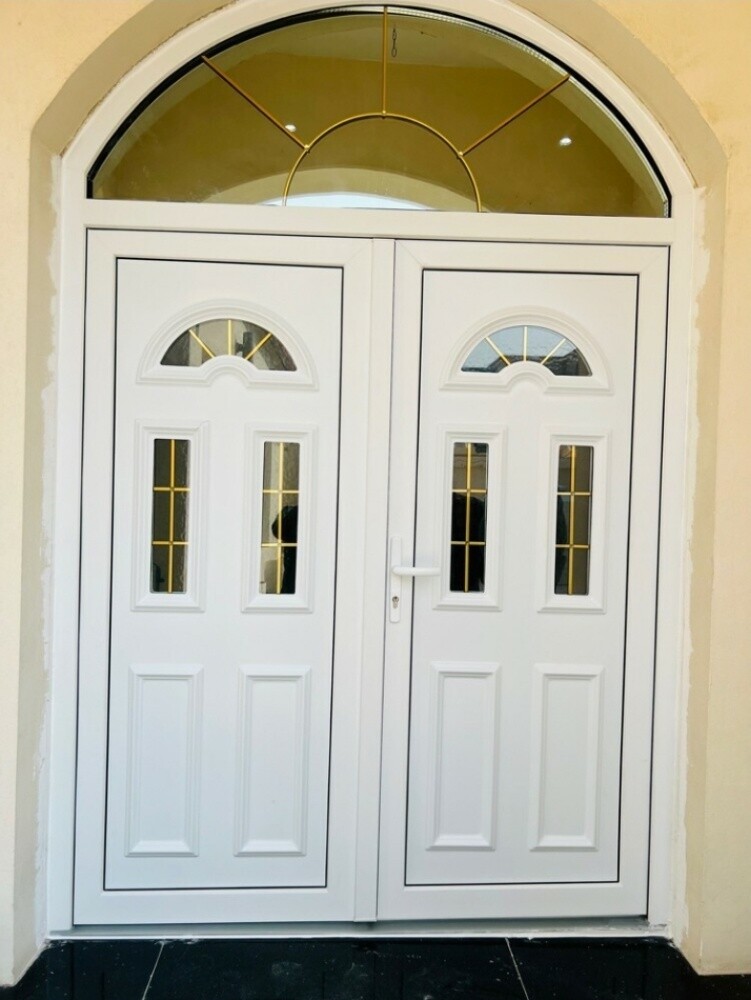 upvc door aluminium glass - 14