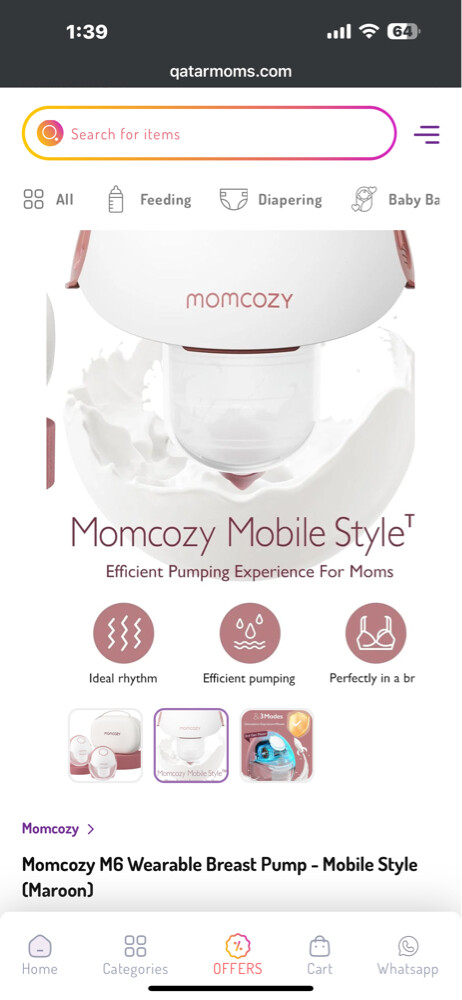 Momcozy M6 Wearable Breast Pump - - 2