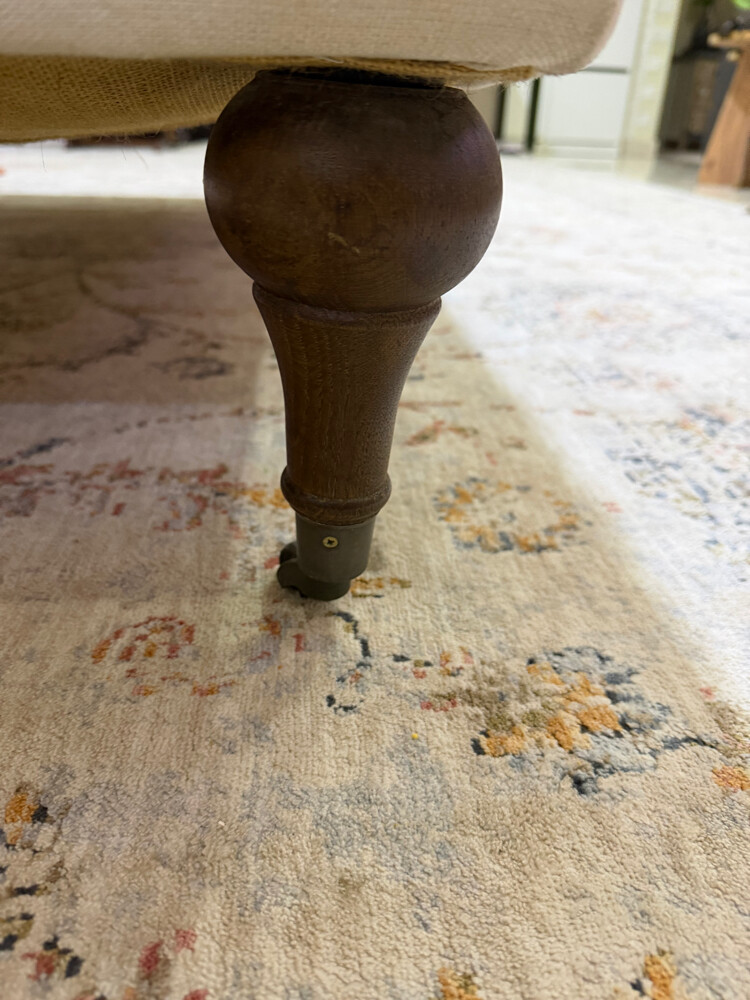 tufted ottoman coffee table - 5
