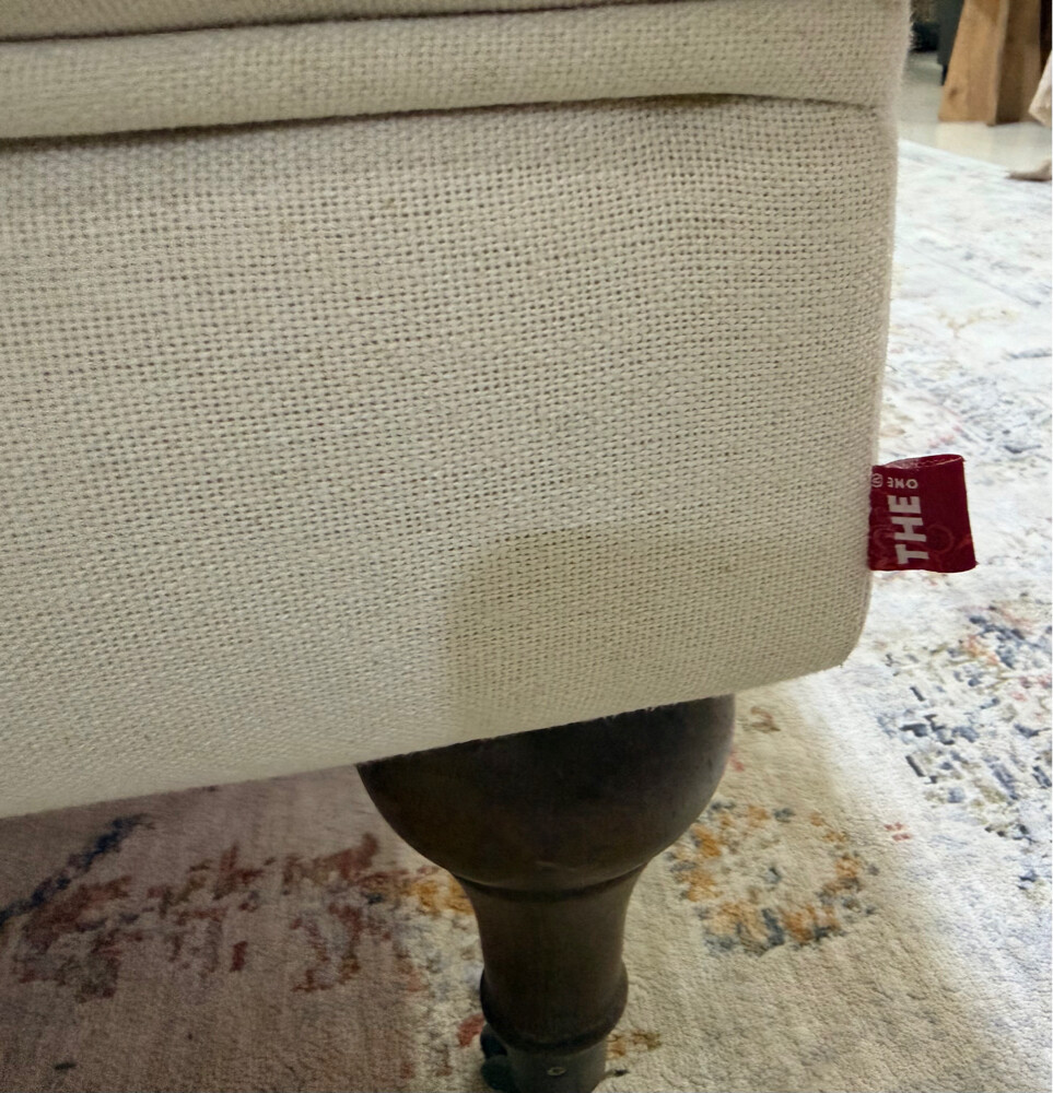 tufted ottoman coffee table - 4