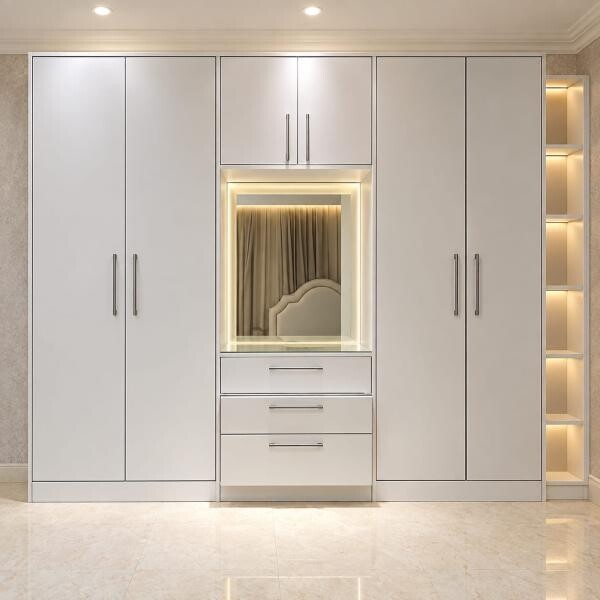 Premium Wooden Wardrobe - 1