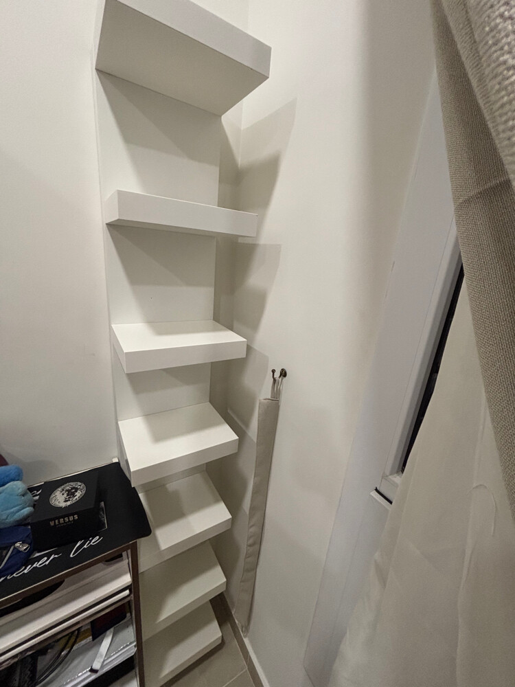 2x IKEA LACK Wall Shelf Units-White - 1