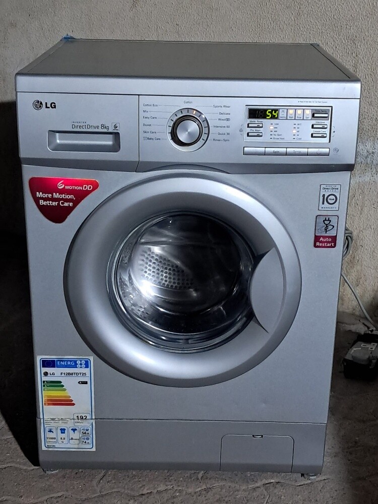 Lg 8 Kg Washing Machine - 1