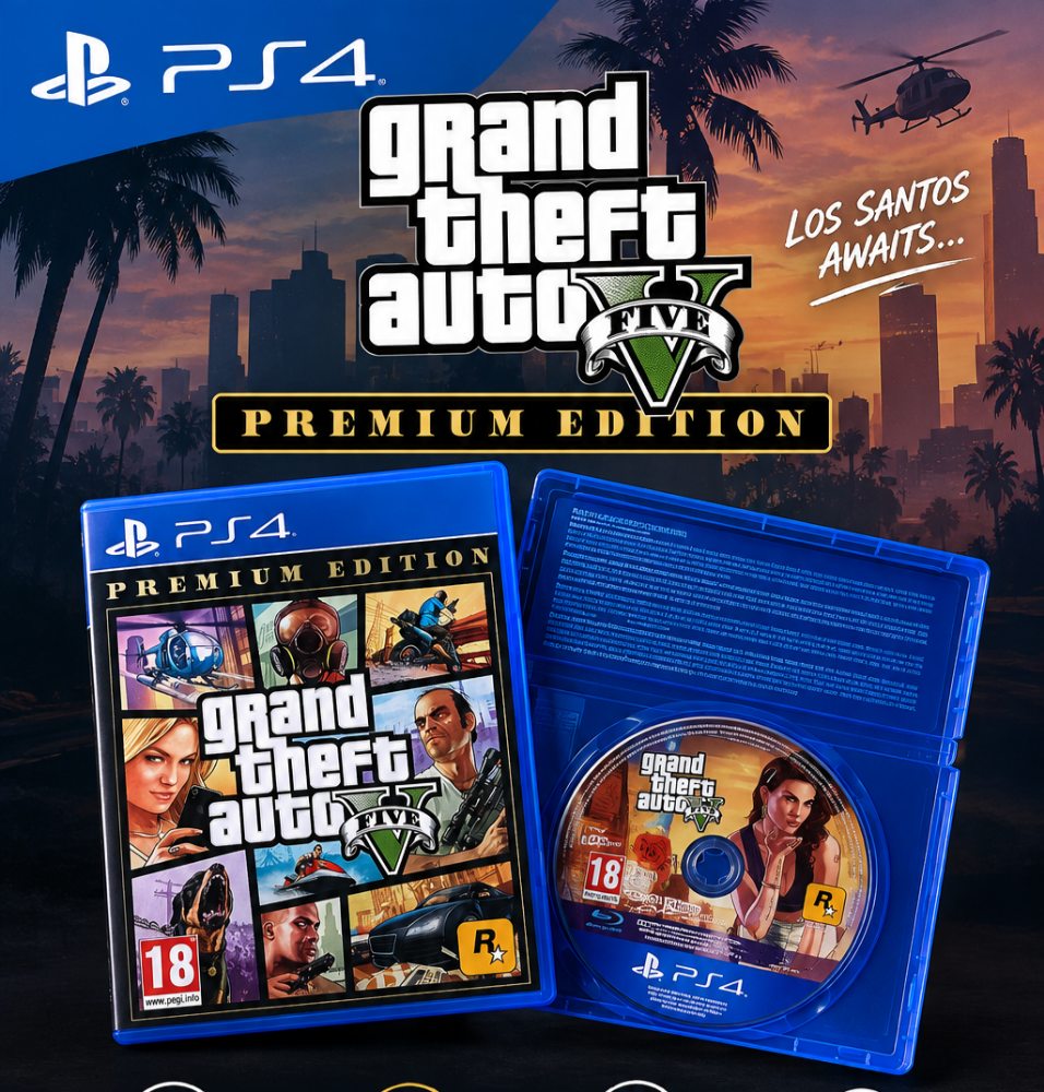 Gta5 PlayStation game cd - 1