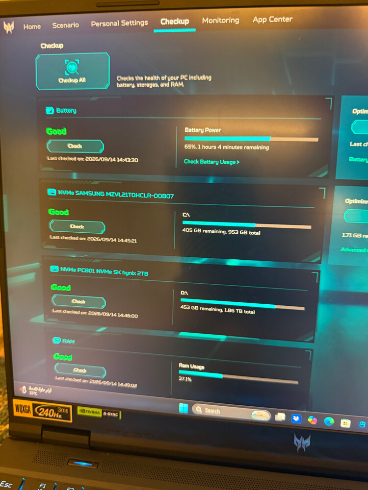 Gaming laptop  - 3