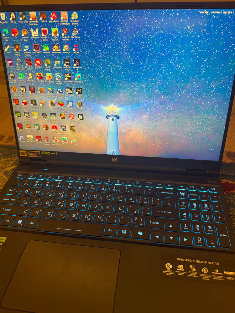 Gaming laptop  - 1