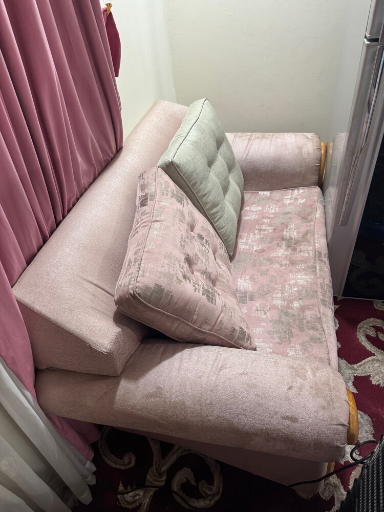 Pink sofa set - 3