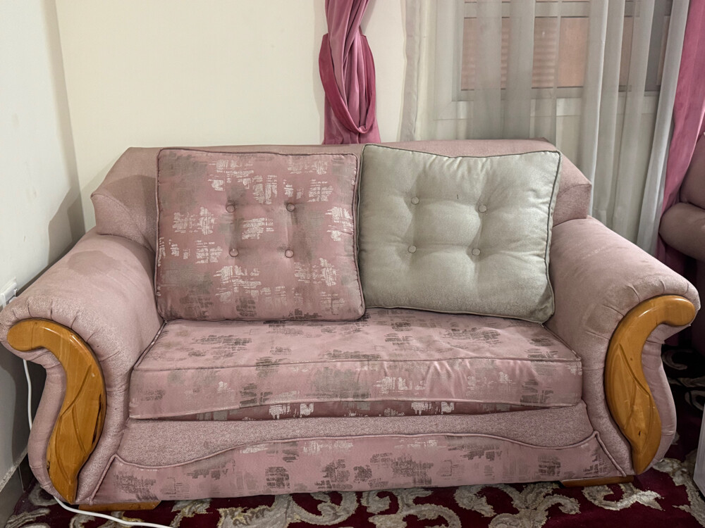 Pink sofa set - 2