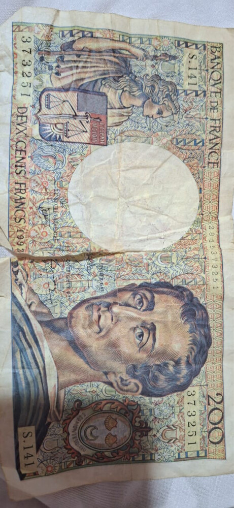 200 Francs (Deux Cents Francs) - 3