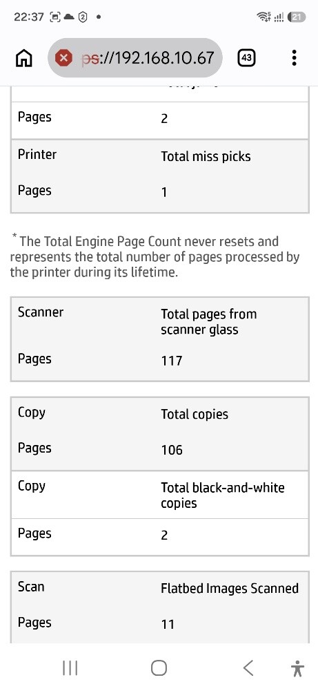 Hp smart tank 581 with ink full + b - 16