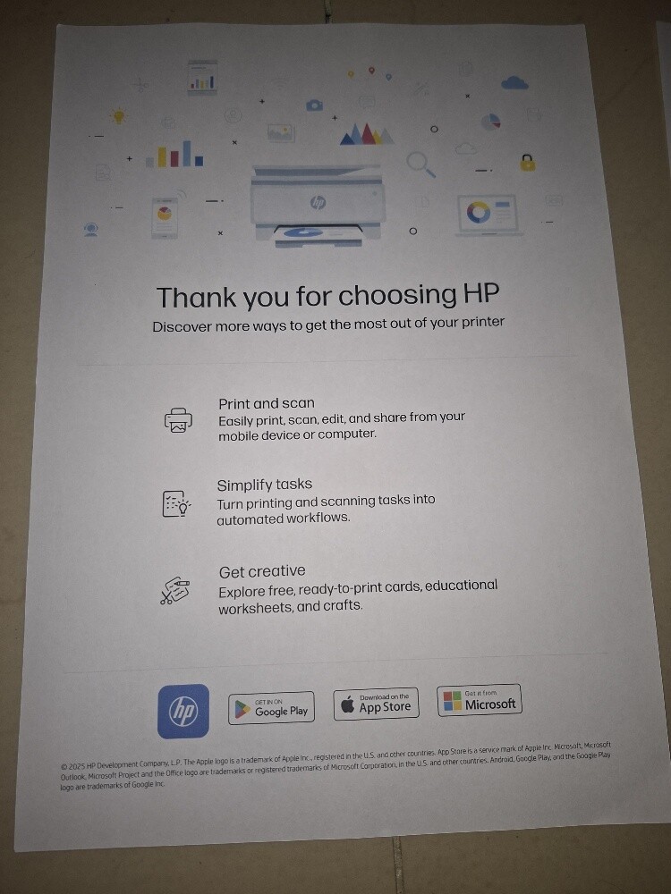 Hp smart tank 581 with ink full + b - 14