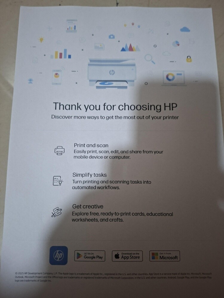 Hp smart tank 581 with ink full + b - 13