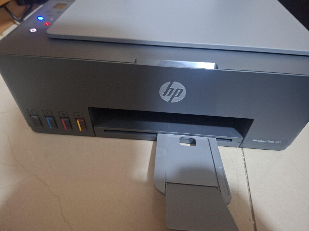 Hp smart tank 581 with ink full + b - 1