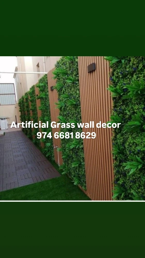 Artificial grass carpet and decor - 2
