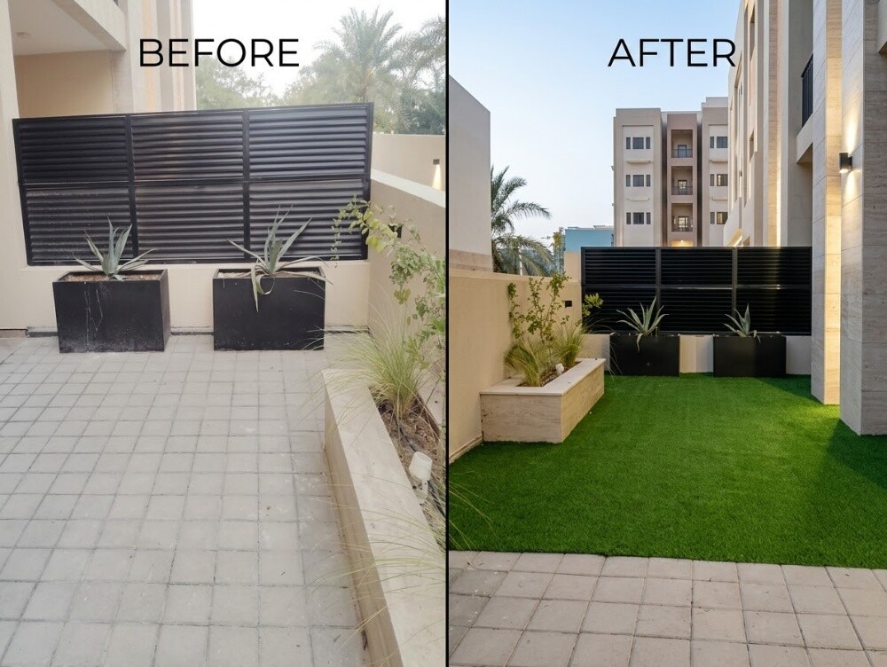 Artificial grass carpet and decor - 7
