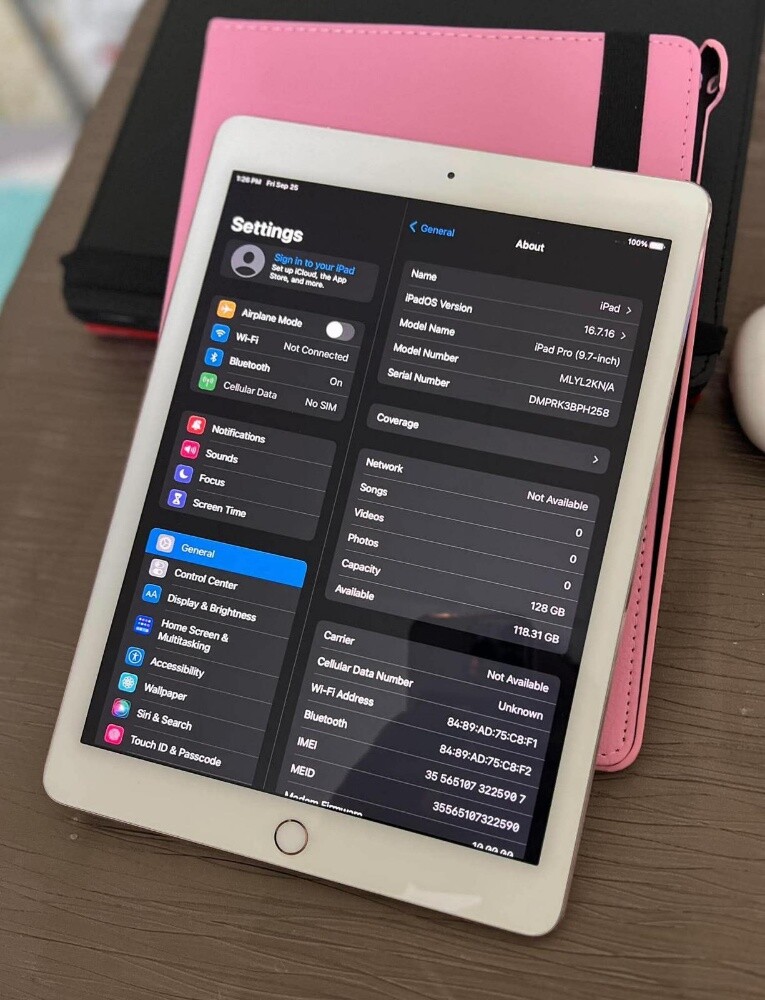 iPad Pro-9.7"/128gb/WiFi+Sim - 3