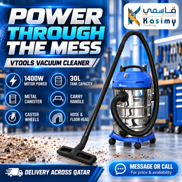 VTOOLS Vacuum Cleaner 1400W 30L - 1