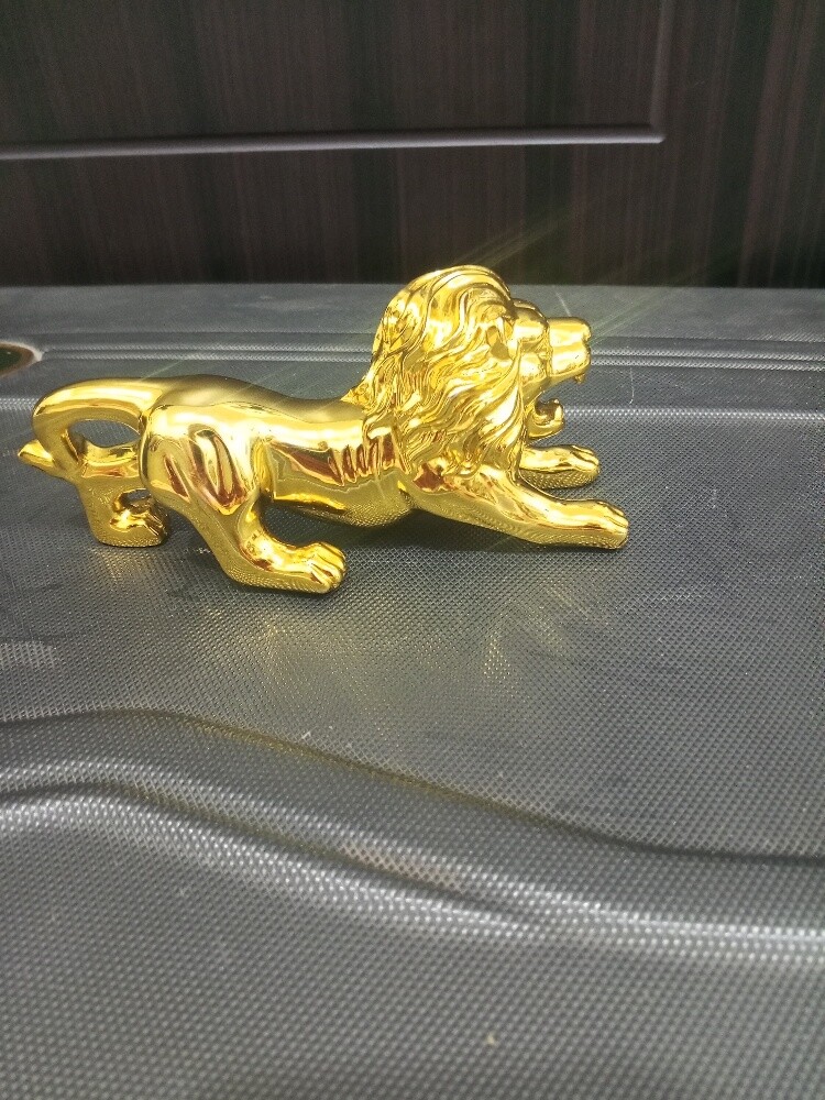 Golden Lion Figurine - 4