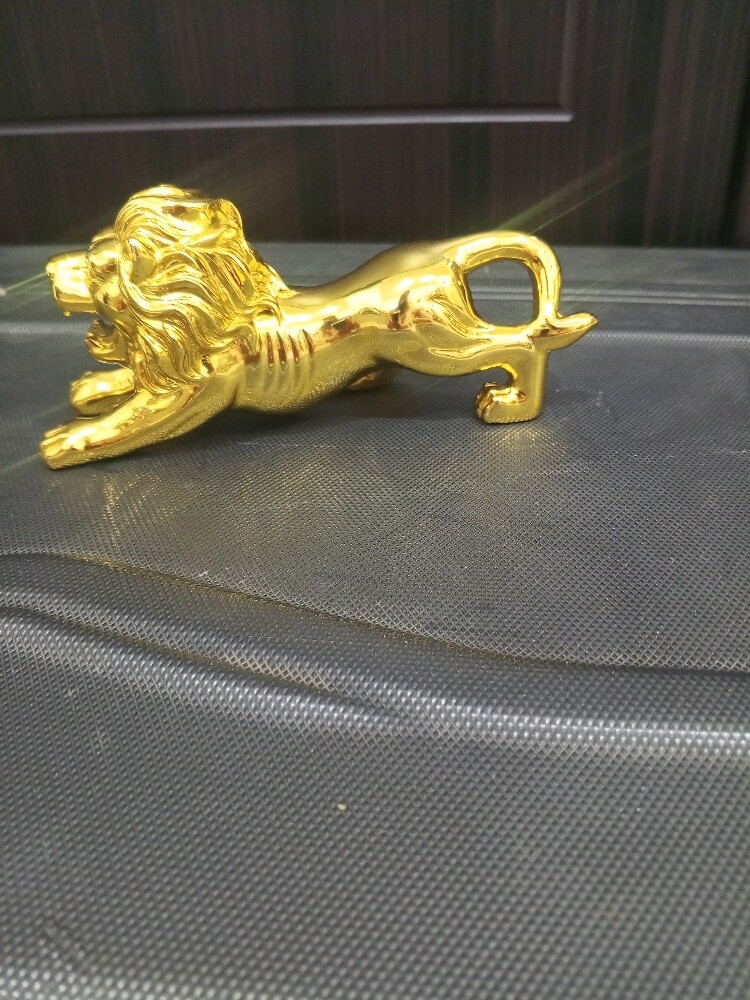 Golden Lion Figurine - 5