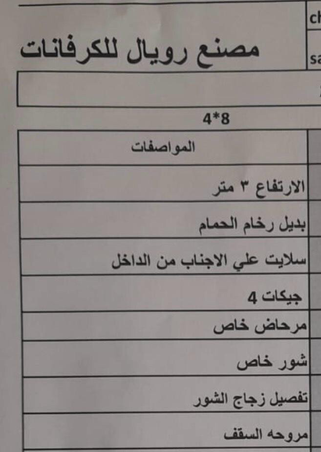 للبيع كبينة رويال كارفان (العطية) - 1