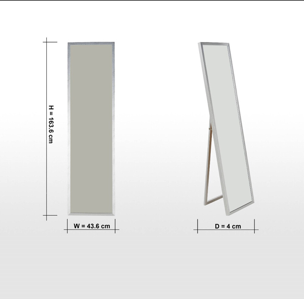 Clarence floor mirror- 164x44 cm  - 2